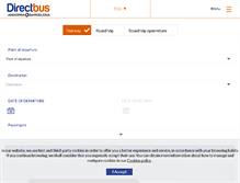 Tablet Screenshot of andorradirectbus.es